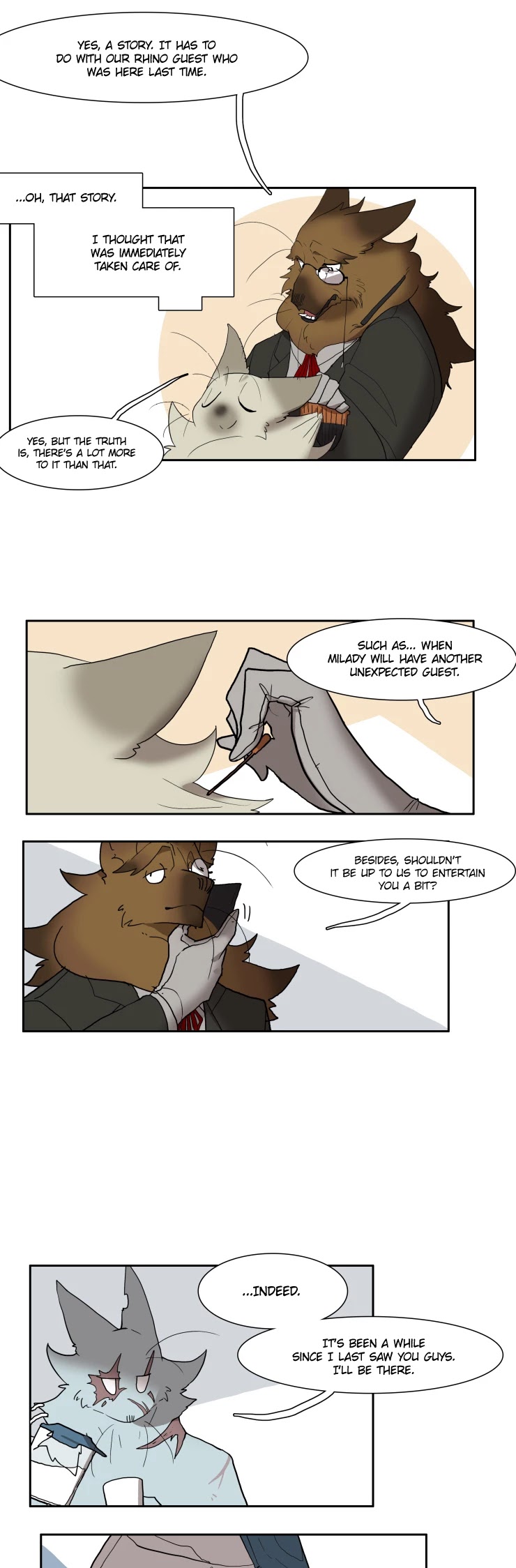 Miss Kitty and Her Bodyguards Chapter 96 page 4 - Chapter 96: Urgent Business