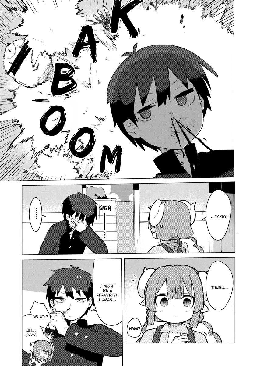 Miss Kobayashi's Dragon Maid: Ilulu Doesn't Understand Love Chapter 1 page 13 - Chapter 1: Iruru and Taketo