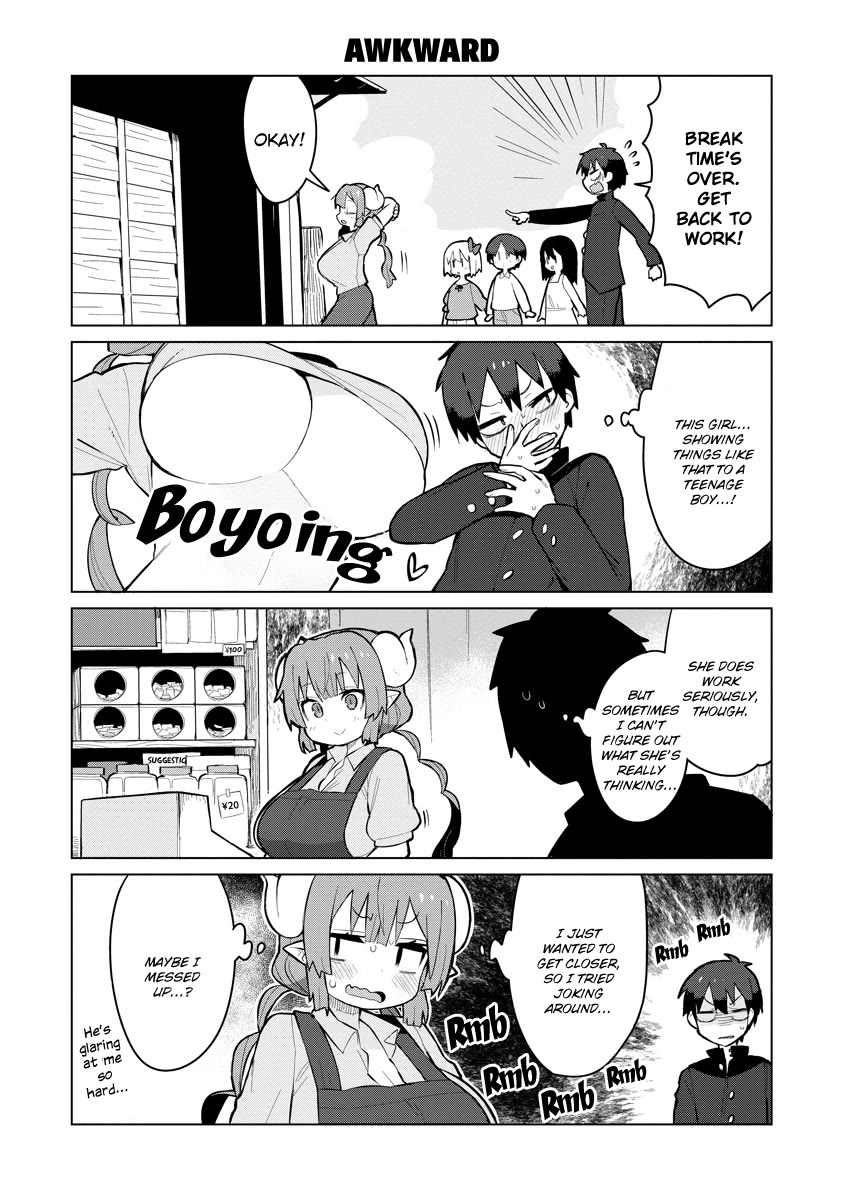 Miss Kobayashi's Dragon Maid: Ilulu Doesn't Understand Love Chapter 1 page 4 - Chapter 1: Iruru and Taketo
