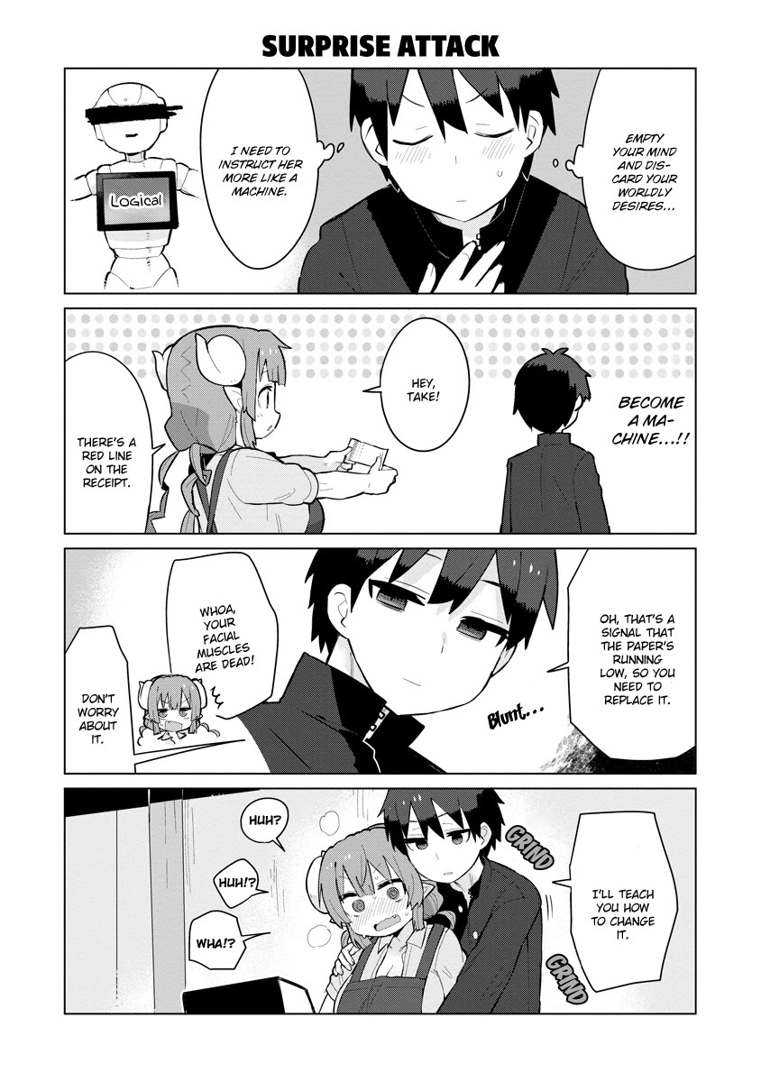 Miss Kobayashi's Dragon Maid: Ilulu Doesn't Understand Love Chapter 1 page 7 - Chapter 1: Iruru and Taketo