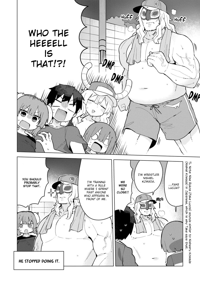 Miss Kobayashi's Dragon Maid: Ilulu Doesn't Understand Love Chapter 10 page 14 - Chapter 10: Iruru and Patrol
