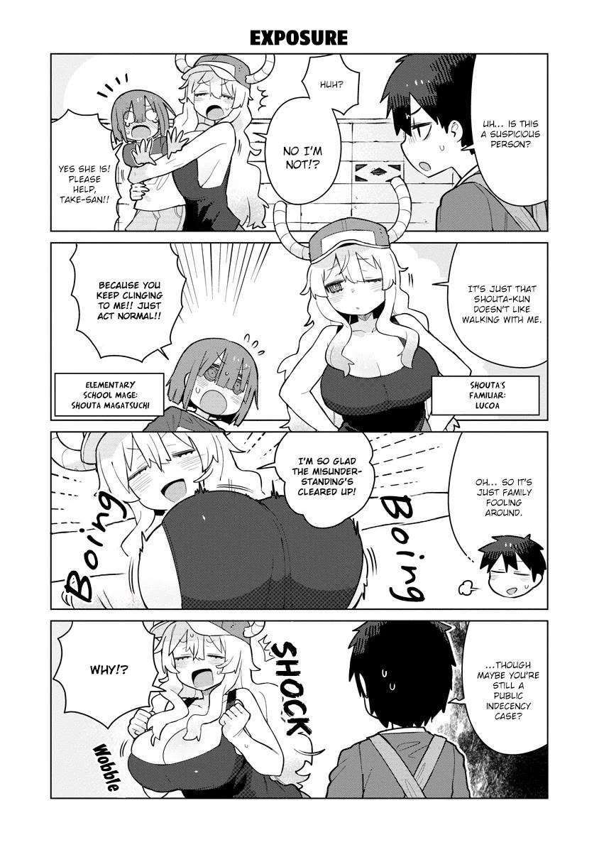 Miss Kobayashi's Dragon Maid: Ilulu Doesn't Understand Love Chapter 10 page 3 - Chapter 10: Iruru and Patrol