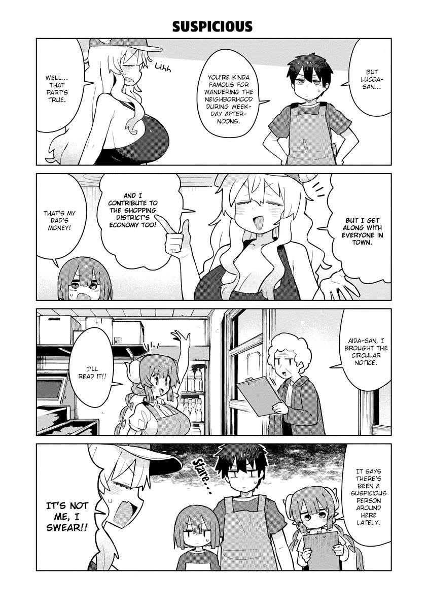 Miss Kobayashi's Dragon Maid: Ilulu Doesn't Understand Love Chapter 10 page 4 - Chapter 10: Iruru and Patrol