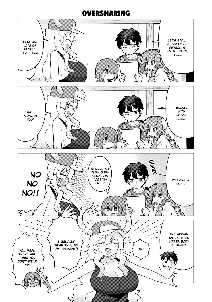 Miss Kobayashi's Dragon Maid: Ilulu Doesn't Understand Love Chapter 10 page 5 - Chapter 10: Iruru and Patrol