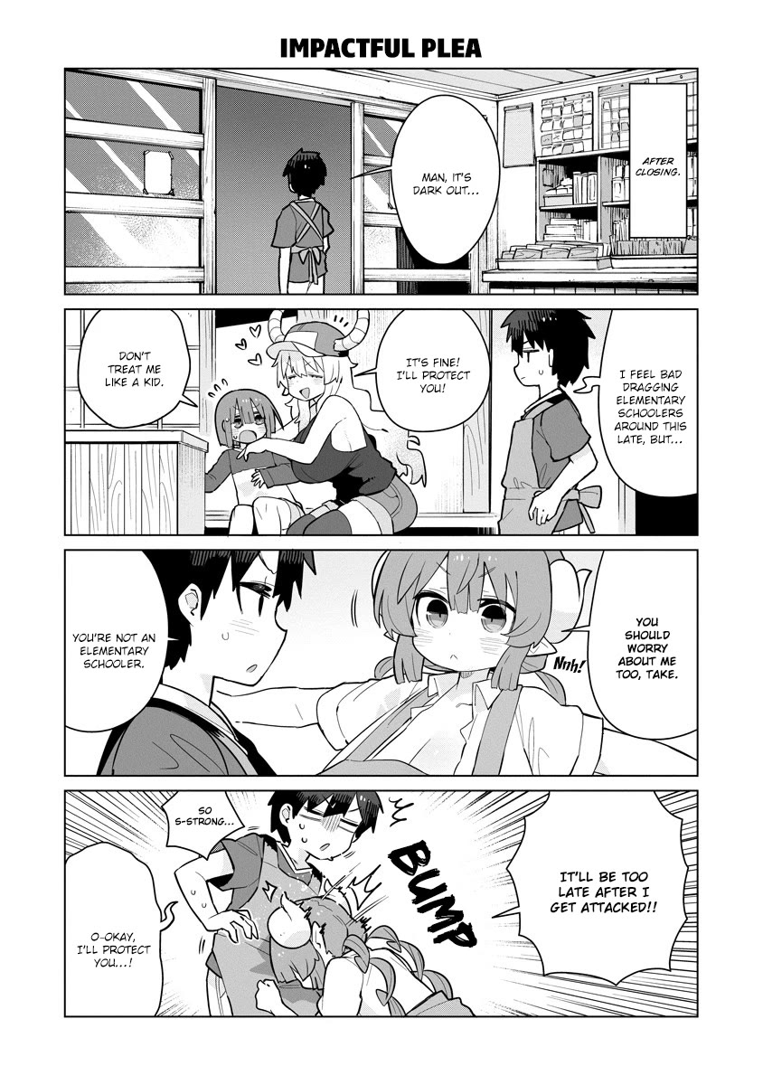 Miss Kobayashi's Dragon Maid: Ilulu Doesn't Understand Love Chapter 10 page 7 - Chapter 10: Iruru and Patrol