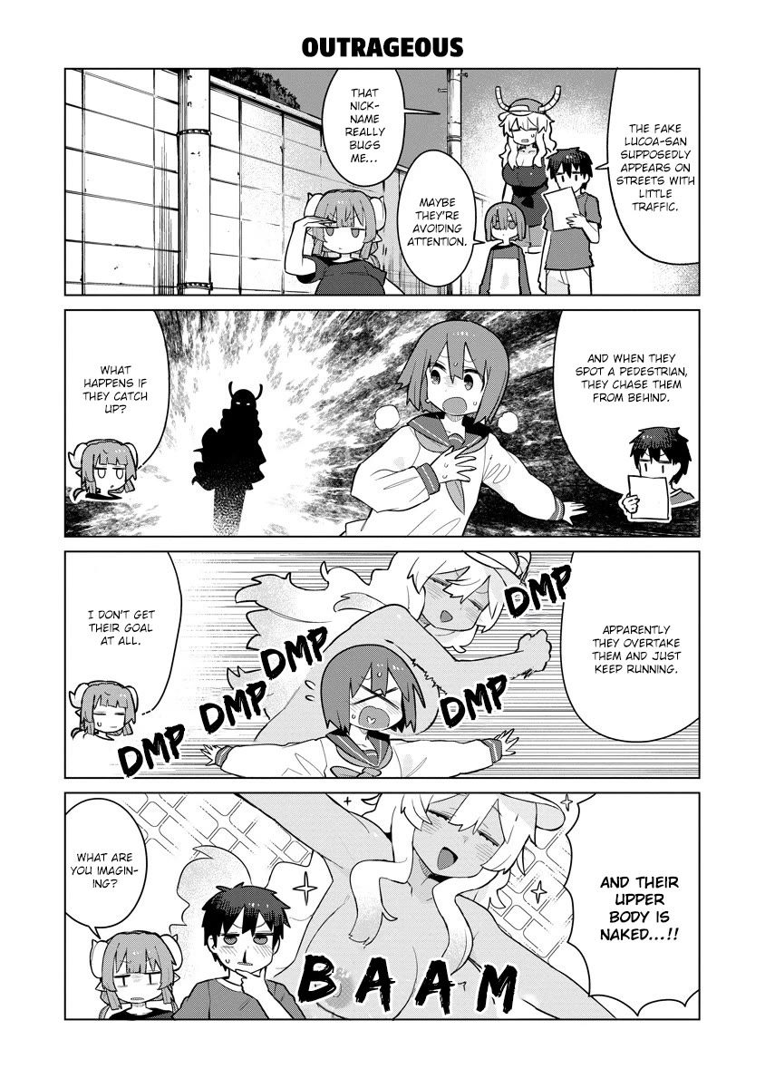 Miss Kobayashi's Dragon Maid: Ilulu Doesn't Understand Love Chapter 10 page 8 - Chapter 10: Iruru and Patrol