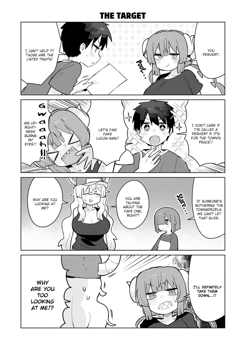 Miss Kobayashi's Dragon Maid: Ilulu Doesn't Understand Love Chapter 10 page 9 - Chapter 10: Iruru and Patrol