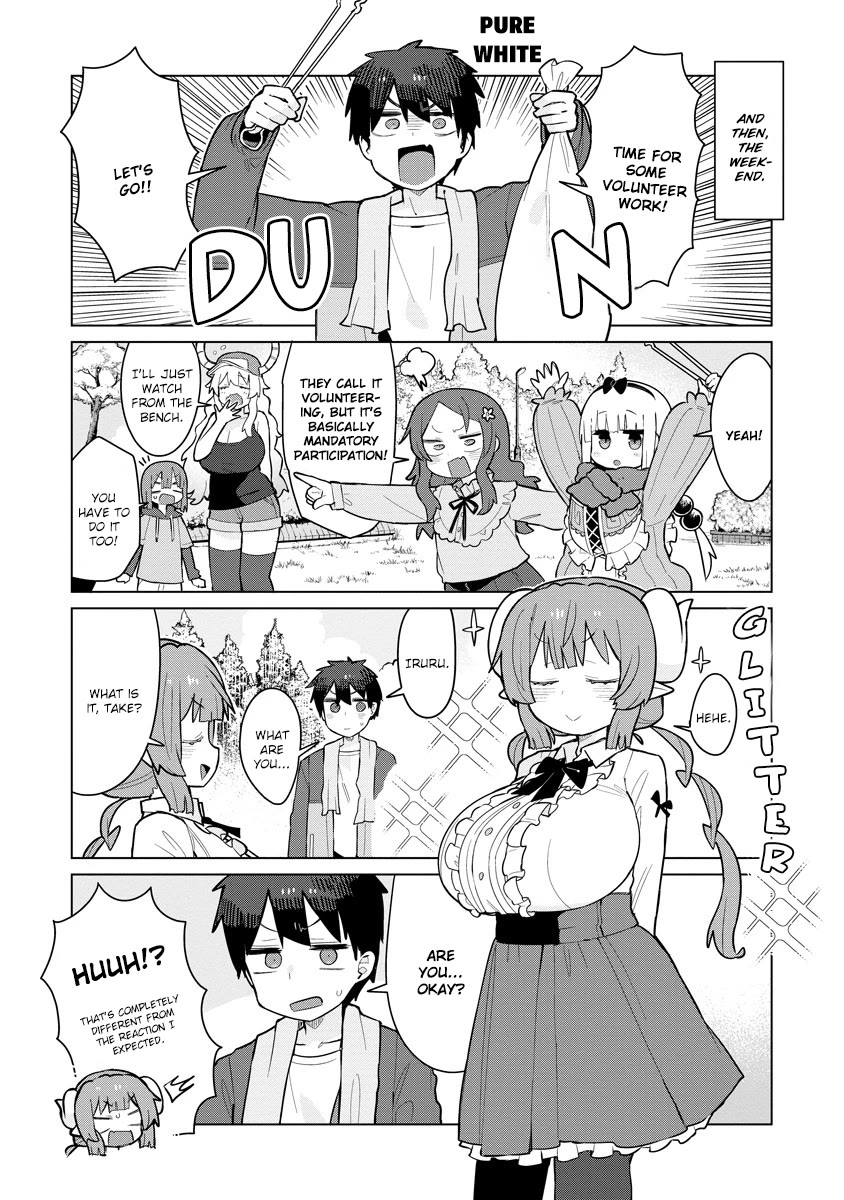 Miss Kobayashi's Dragon Maid: Ilulu Doesn't Understand Love Chapter 11 page 3 - Chapter 11: Iruru and Changing Clothes