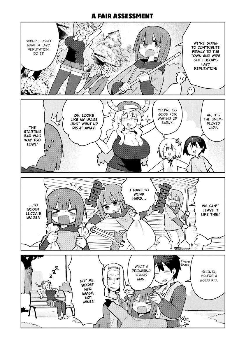 Miss Kobayashi's Dragon Maid: Ilulu Doesn't Understand Love Chapter 11 page 7 - Chapter 11: Iruru and Changing Clothes