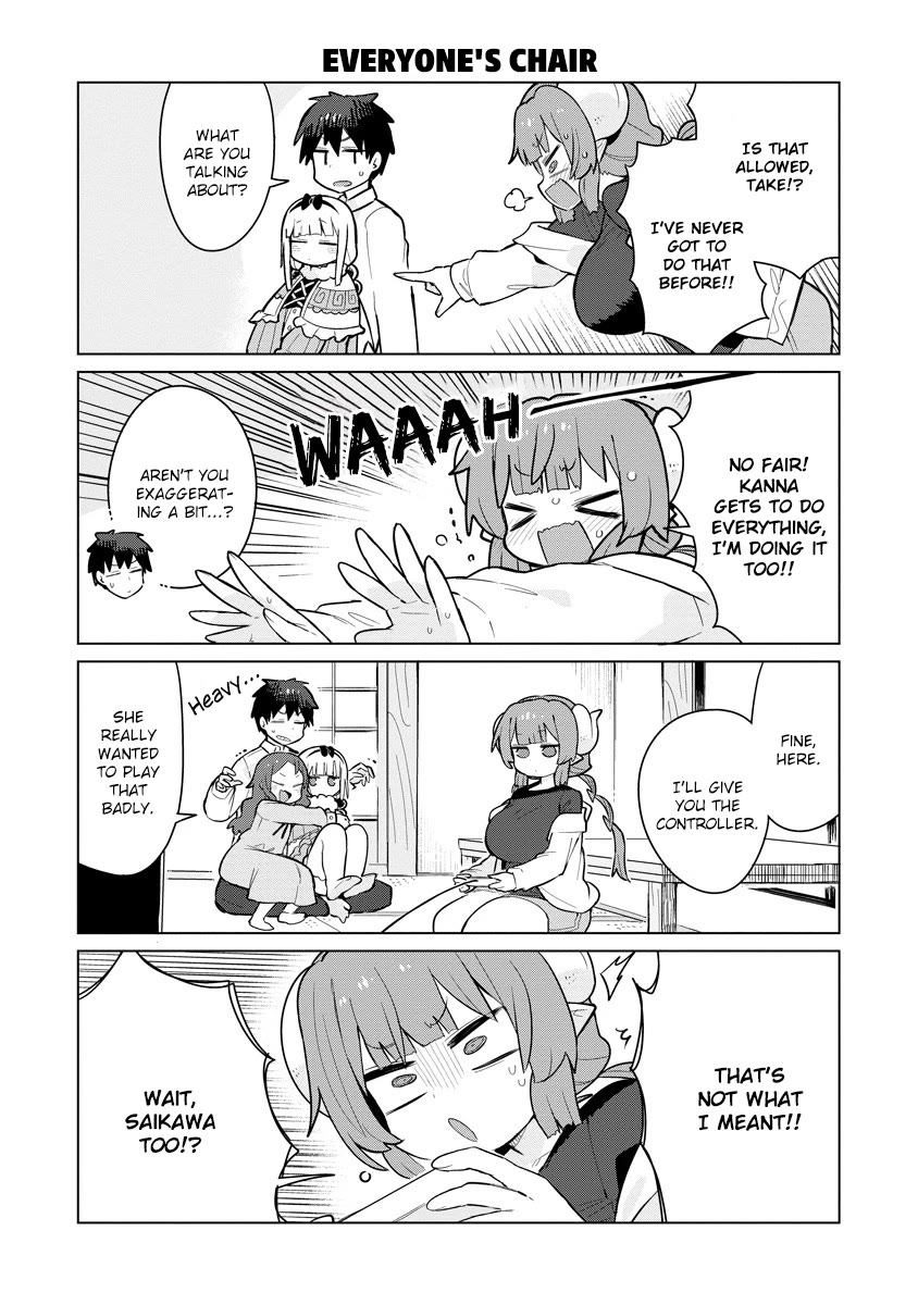 Miss Kobayashi's Dragon Maid: Ilulu Doesn't Understand Love Chapter 12 page 10 - Chapter 12: Taketo and the Porn Magazines
