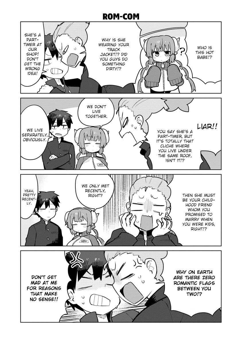 Miss Kobayashi's Dragon Maid: Ilulu Doesn't Understand Love Chapter 13 page 10 - Chapter 13: Iruru and School