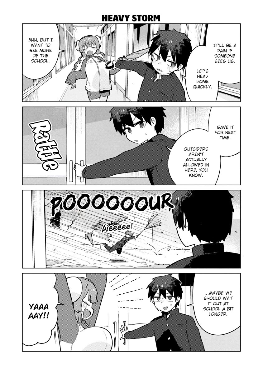 Miss Kobayashi's Dragon Maid: Ilulu Doesn't Understand Love Chapter 13 page 4 - Chapter 13: Iruru and School