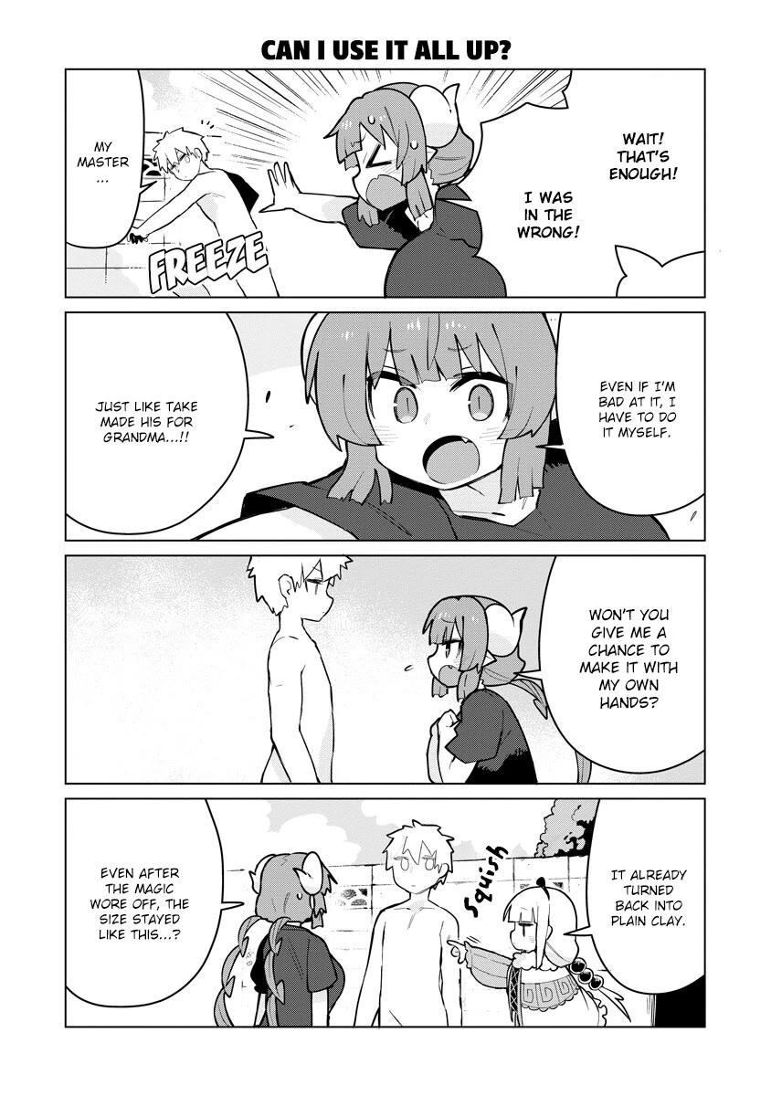 Miss Kobayashi's Dragon Maid: Ilulu Doesn't Understand Love Chapter 14 page 12 - Chapter 14: Iruru and Autumn of Art