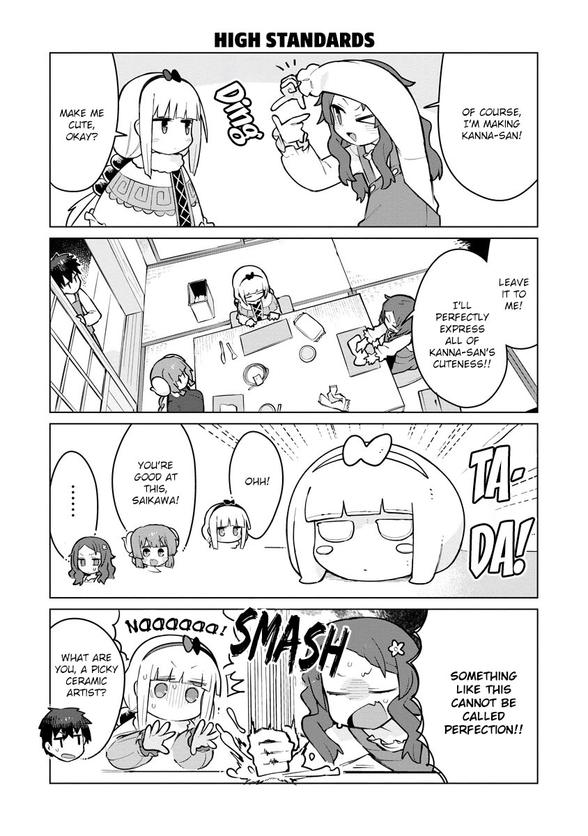 Miss Kobayashi's Dragon Maid: Ilulu Doesn't Understand Love Chapter 14 page 4 - Chapter 14: Iruru and Autumn of Art