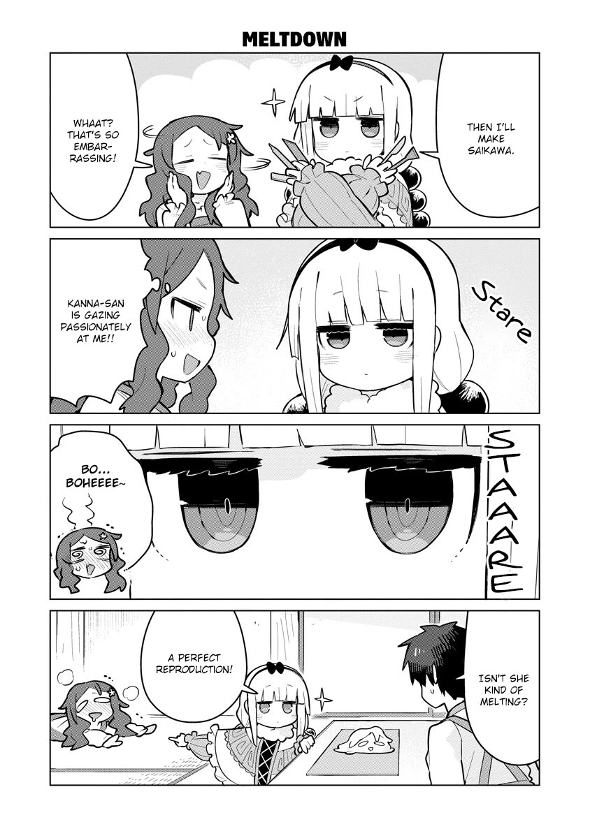 Miss Kobayashi's Dragon Maid: Ilulu Doesn't Understand Love Chapter 14 page 5 - Chapter 14: Iruru and Autumn of Art