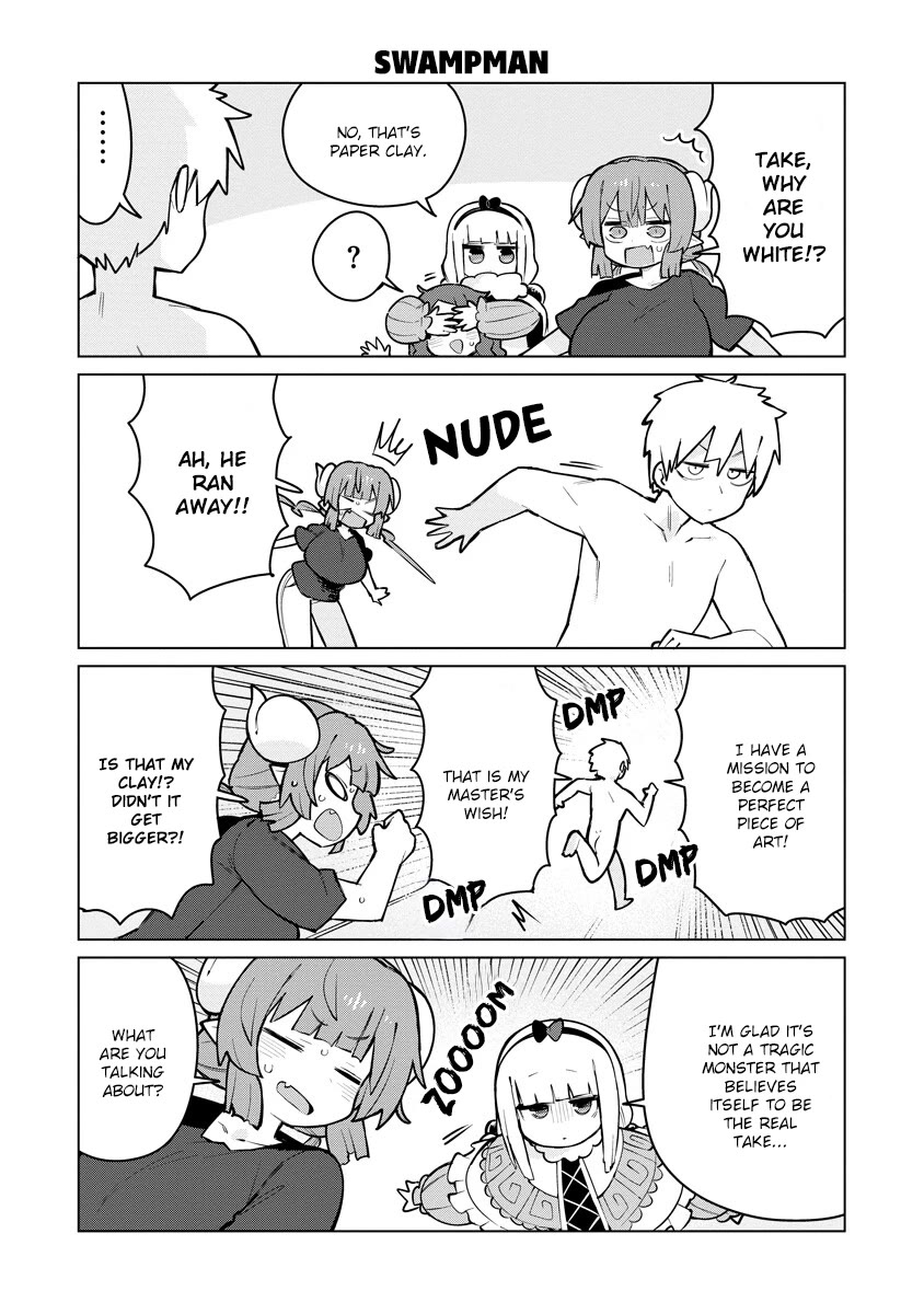 Miss Kobayashi's Dragon Maid: Ilulu Doesn't Understand Love Chapter 14 page 8 - Chapter 14: Iruru and Autumn of Art
