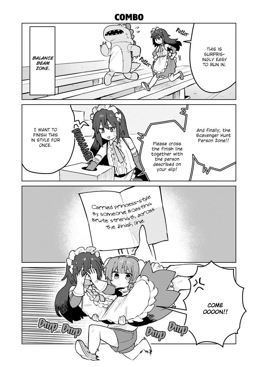 Miss Kobayashi's Dragon Maid: Ilulu Doesn't Understand Love Chapter 15 page 10 - Chapter 15: Iruru and the Sports Day