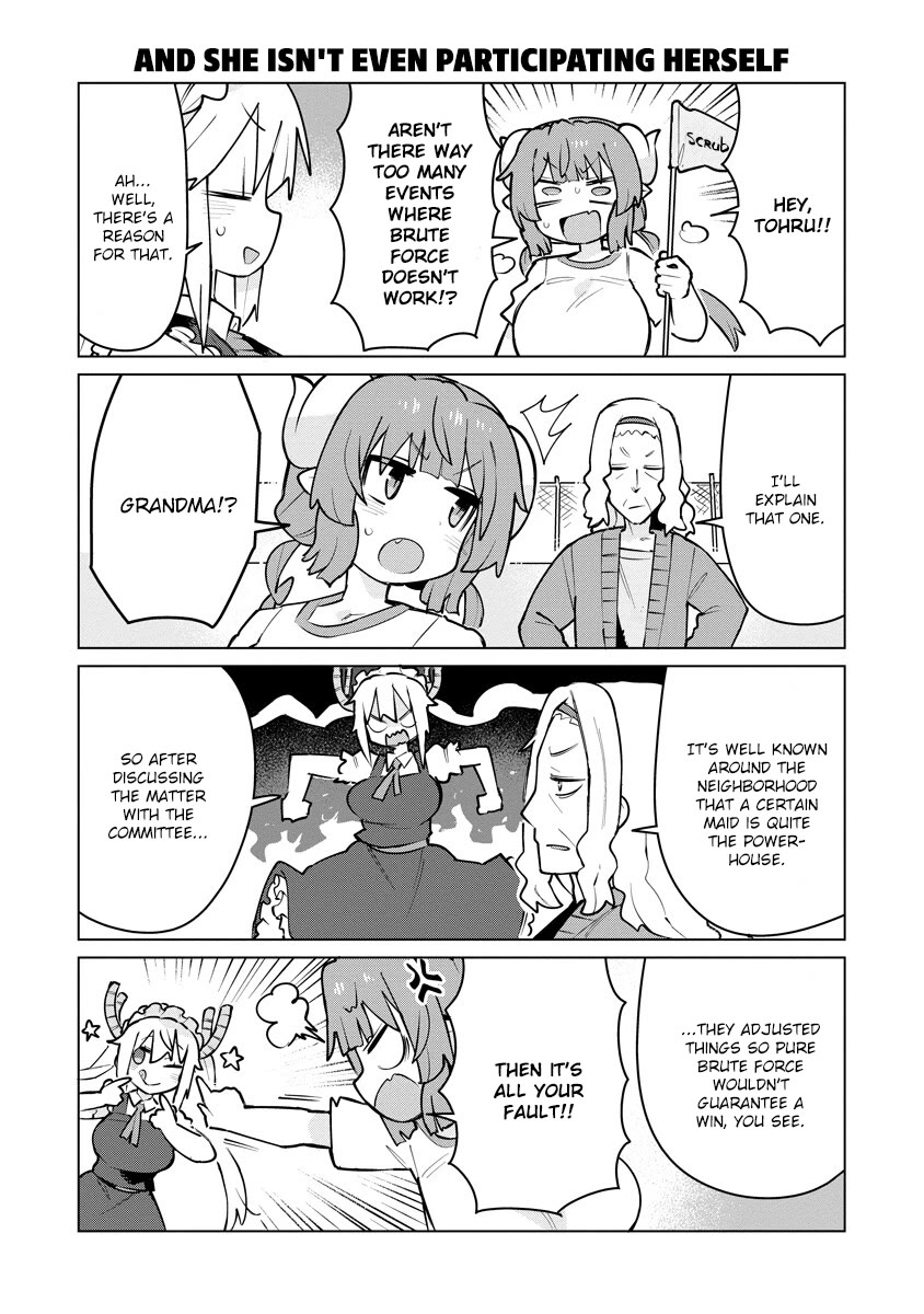 Miss Kobayashi's Dragon Maid: Ilulu Doesn't Understand Love Chapter 15 page 5 - Chapter 15: Iruru and the Sports Day