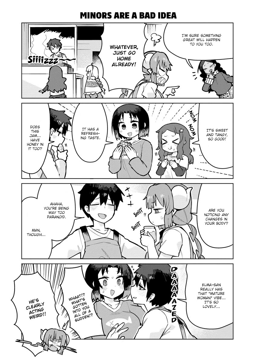 Miss Kobayashi's Dragon Maid: Ilulu Doesn't Understand Love Chapter 16 page 11 - Chapter 16: Iruru and Taiyaki