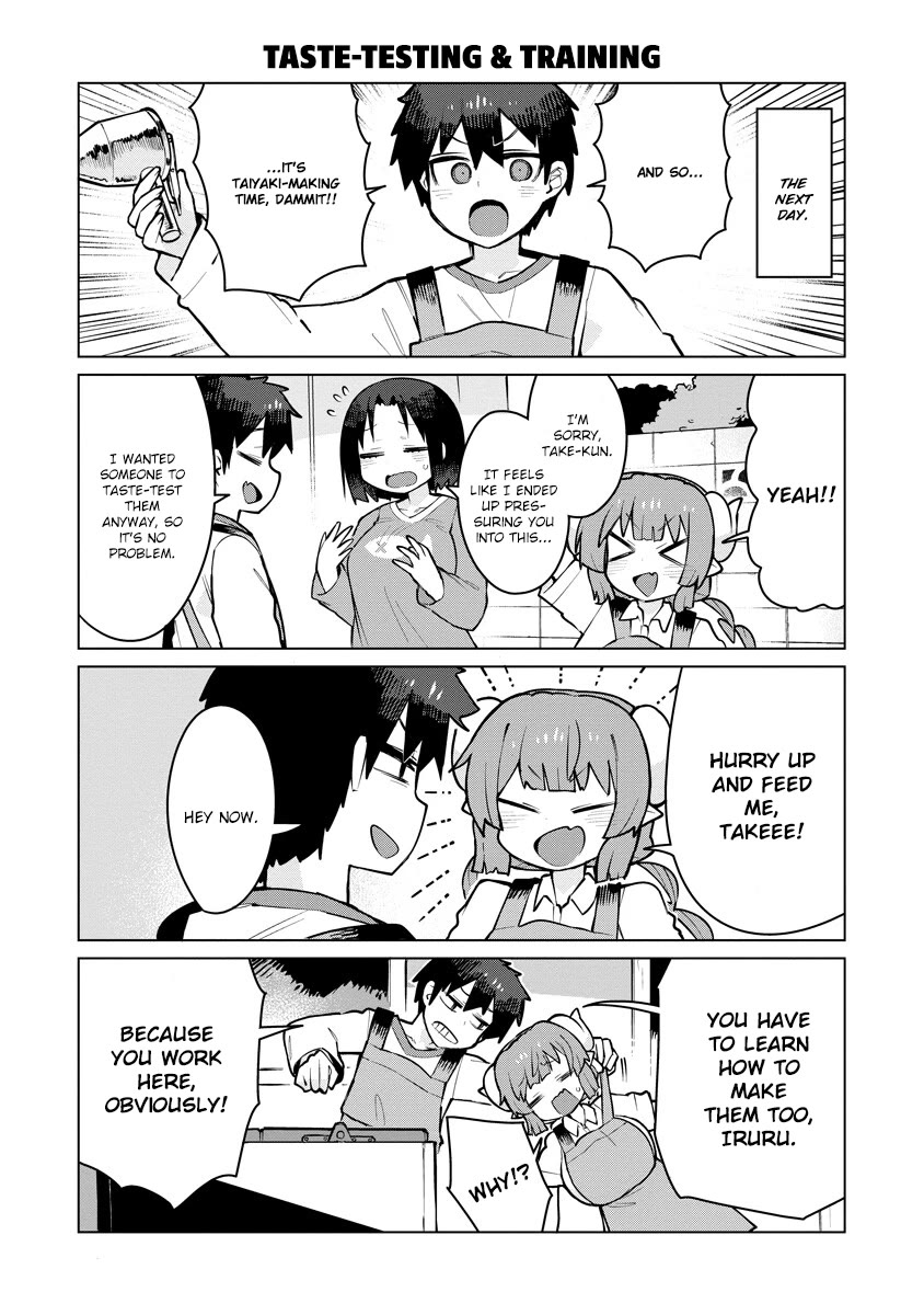 Miss Kobayashi's Dragon Maid: Ilulu Doesn't Understand Love Chapter 16 page 3 - Chapter 16: Iruru and Taiyaki