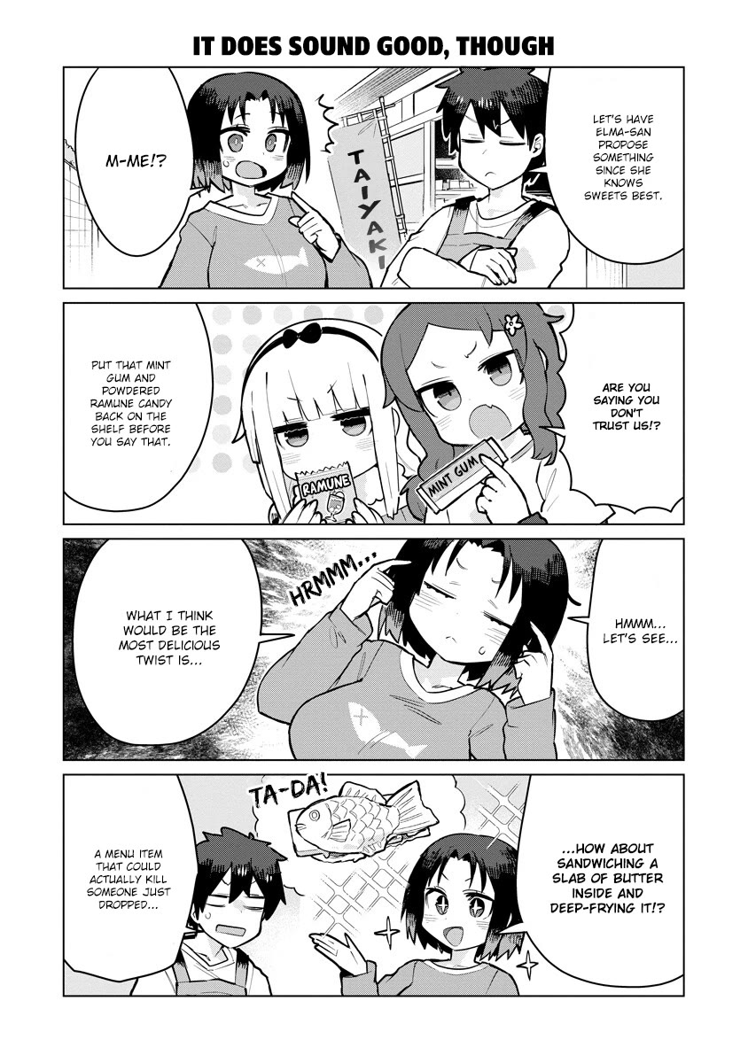 Miss Kobayashi's Dragon Maid: Ilulu Doesn't Understand Love Chapter 16 page 9 - Chapter 16: Iruru and Taiyaki