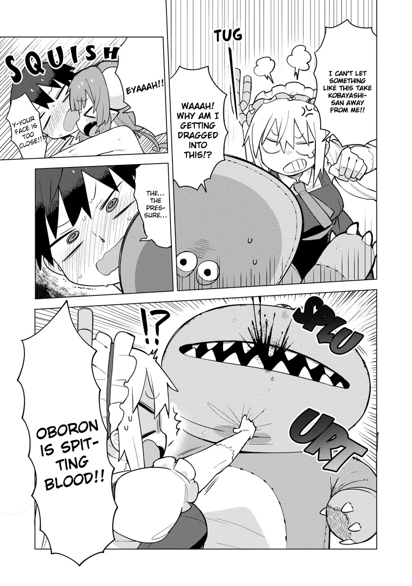 Miss Kobayashi's Dragon Maid: Ilulu Doesn't Understand Love Chapter 2 page 13 - Chapter 2: Iruru and the Mascot Costume
