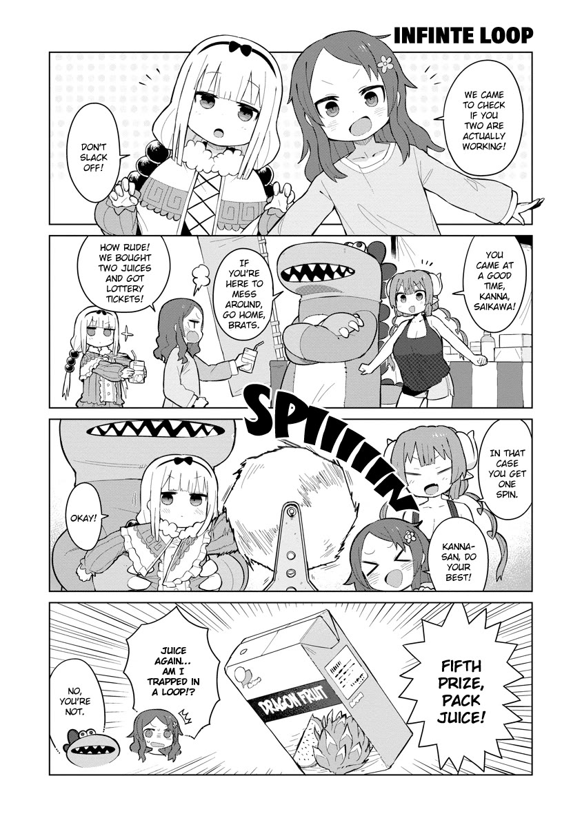 Miss Kobayashi's Dragon Maid: Ilulu Doesn't Understand Love Chapter 2 page 7 - Chapter 2: Iruru and the Mascot Costume