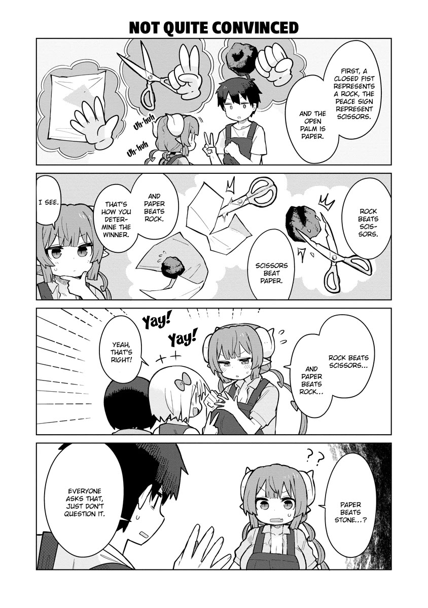 Miss Kobayashi's Dragon Maid: Ilulu Doesn't Understand Love Chapter 3 page 3 - Chapter 3: Iruru and Rock-Paper-Scissors