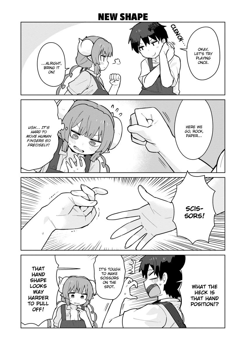 Miss Kobayashi's Dragon Maid: Ilulu Doesn't Understand Love Chapter 3 page 4 - Chapter 3: Iruru and Rock-Paper-Scissors