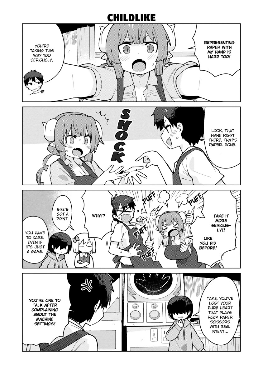 Miss Kobayashi's Dragon Maid: Ilulu Doesn't Understand Love Chapter 3 page 6 - Chapter 3: Iruru and Rock-Paper-Scissors