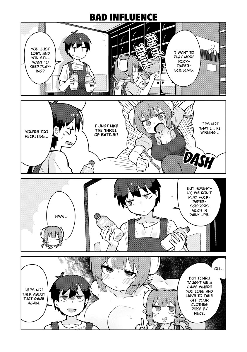 Miss Kobayashi's Dragon Maid: Ilulu Doesn't Understand Love Chapter 3 page 9 - Chapter 3: Iruru and Rock-Paper-Scissors