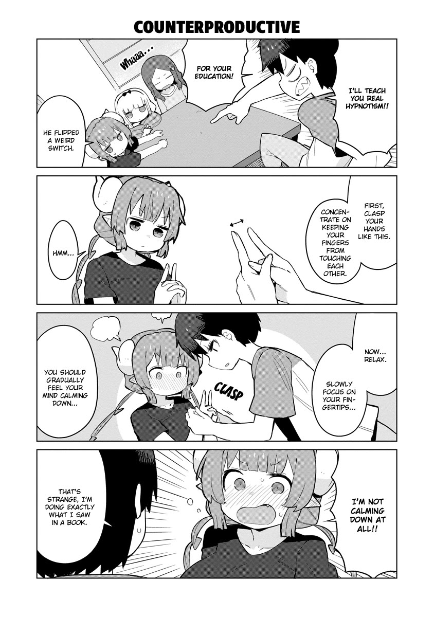 Miss Kobayashi's Dragon Maid: Ilulu Doesn't Understand Love Chapter 4 page 10 - Chapter 4: Iruru and Hypnotism