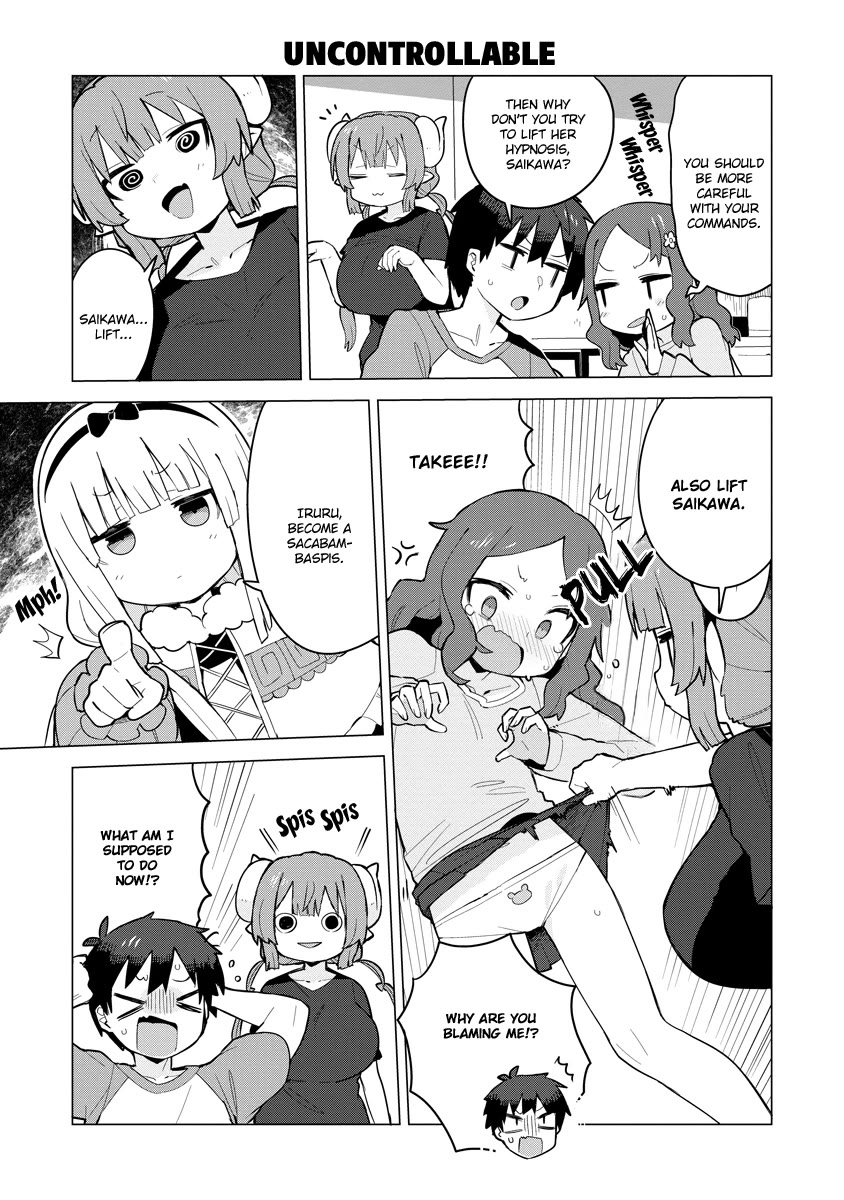 Miss Kobayashi's Dragon Maid: Ilulu Doesn't Understand Love Chapter 4 page 13 - Chapter 4: Iruru and Hypnotism