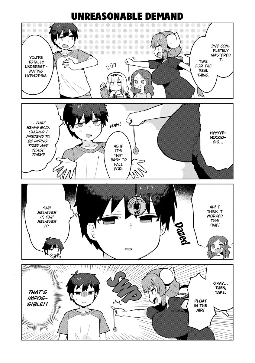 Miss Kobayashi's Dragon Maid: Ilulu Doesn't Understand Love Chapter 4 page 4 - Chapter 4: Iruru and Hypnotism