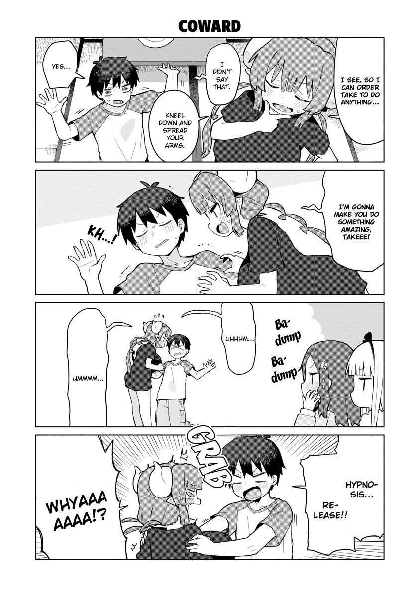 Miss Kobayashi's Dragon Maid: Ilulu Doesn't Understand Love Chapter 4 page 6 - Chapter 4: Iruru and Hypnotism