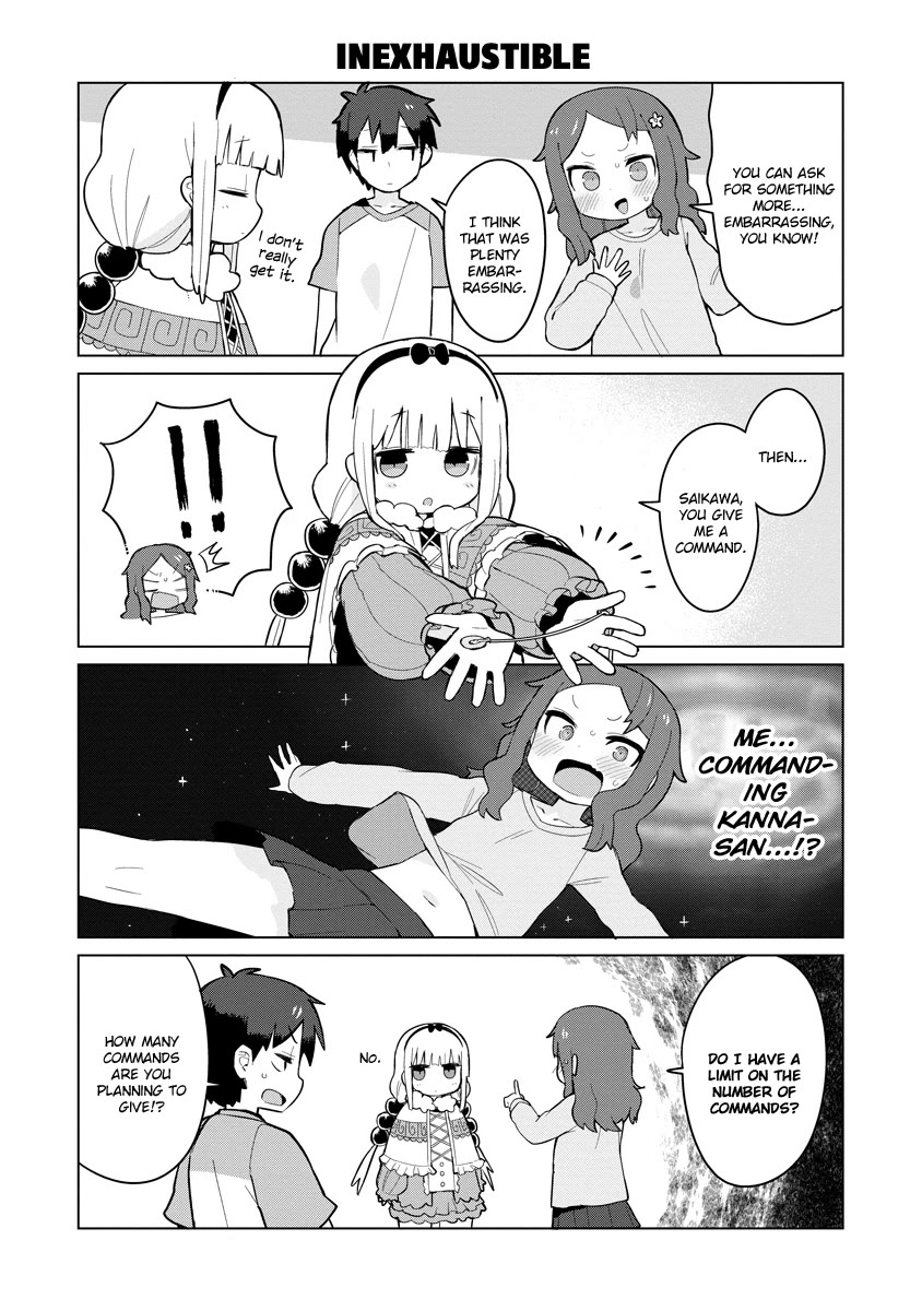 Miss Kobayashi's Dragon Maid: Ilulu Doesn't Understand Love Chapter 4 page 8 - Chapter 4: Iruru and Hypnotism