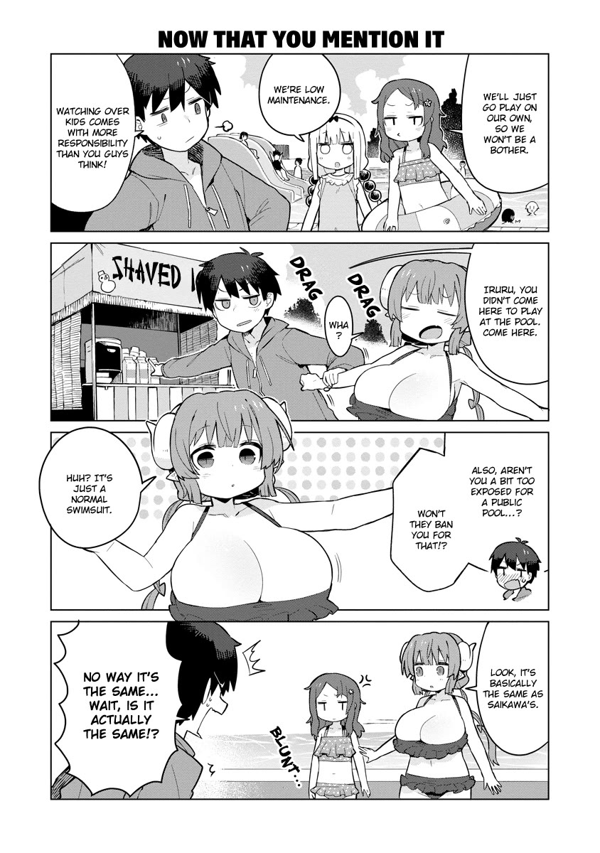 Miss Kobayashi's Dragon Maid: Ilulu Doesn't Understand Love Chapter 5 page 3 - Chapter 5: Iruru and the Food Booth