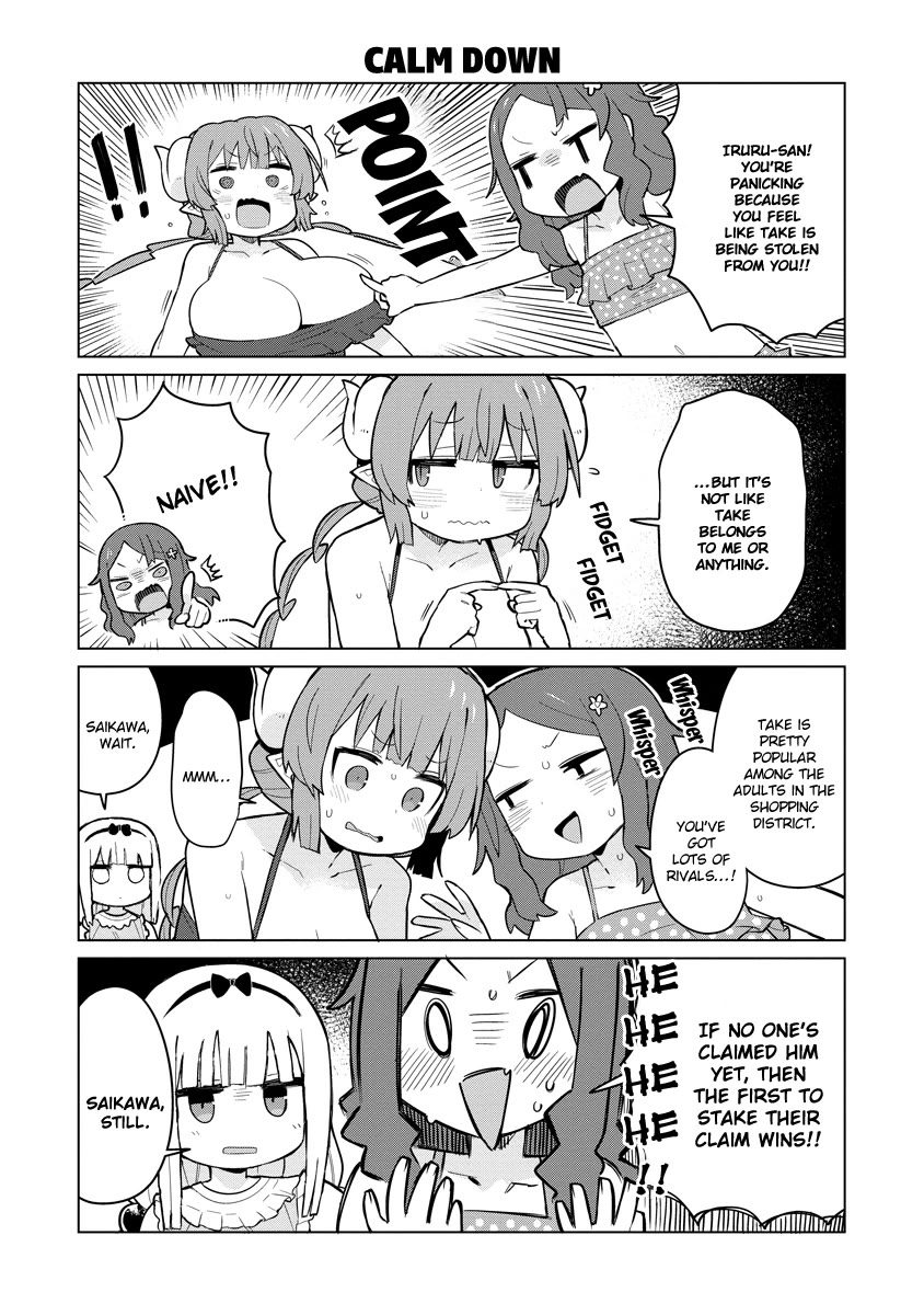 Miss Kobayashi's Dragon Maid: Ilulu Doesn't Understand Love Chapter 5 page 7 - Chapter 5: Iruru and the Food Booth