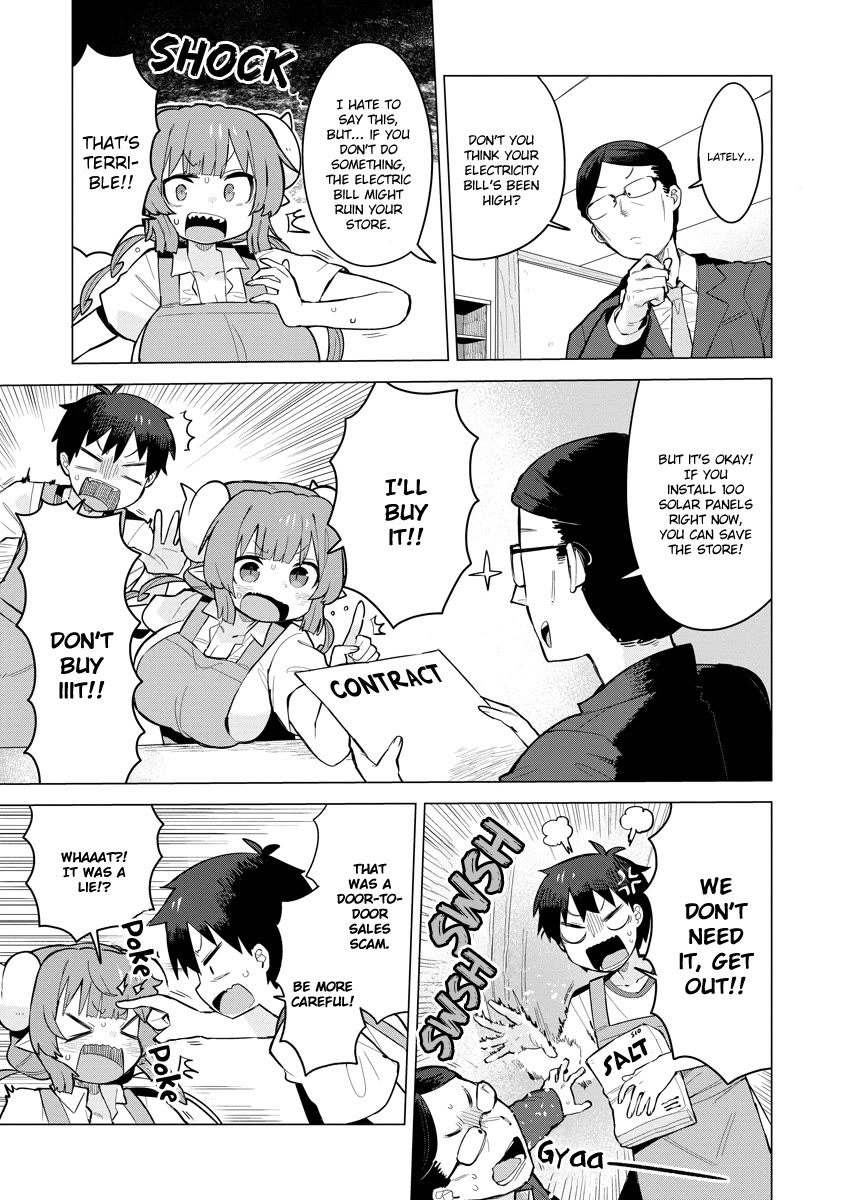 Miss Kobayashi's Dragon Maid: Ilulu Doesn't Understand Love Chapter 6 page 1 - Chapter 6: Iruru and Security Training