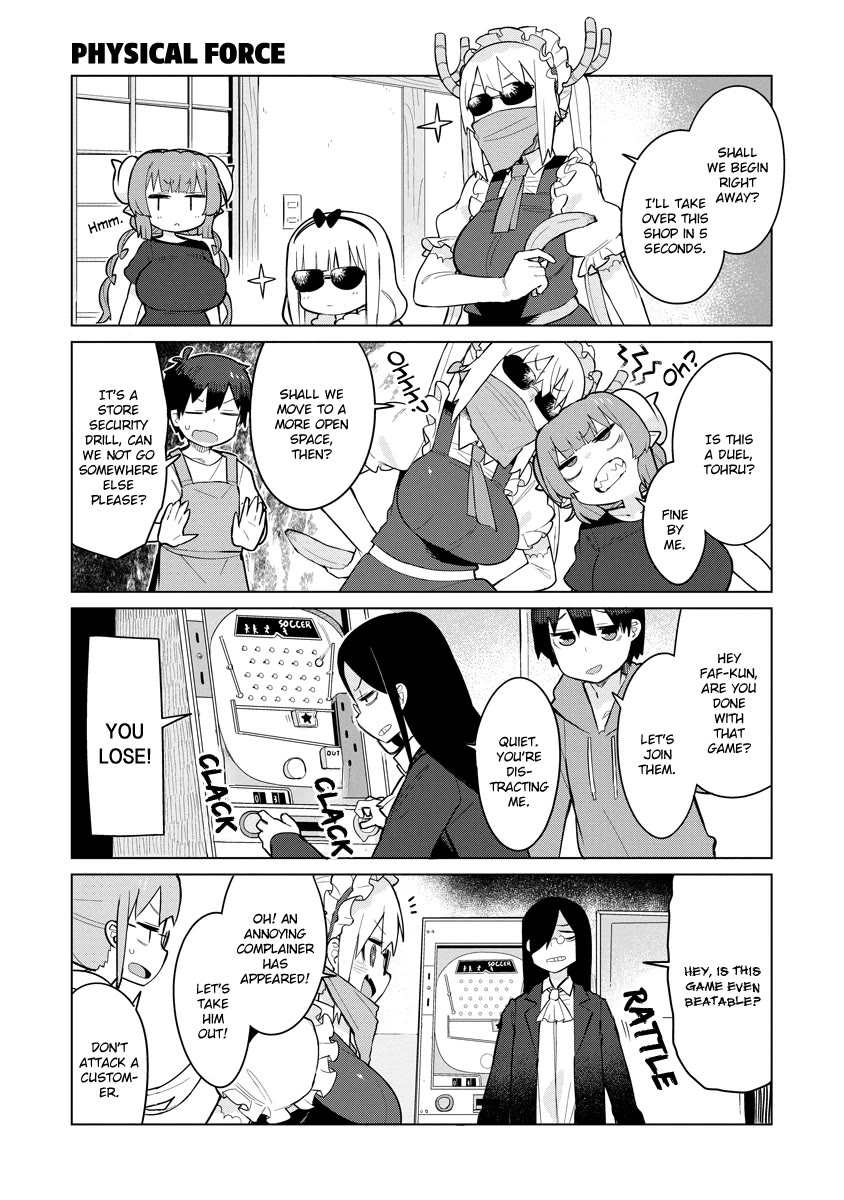 Miss Kobayashi's Dragon Maid: Ilulu Doesn't Understand Love Chapter 6 page 3 - Chapter 6: Iruru and Security Training