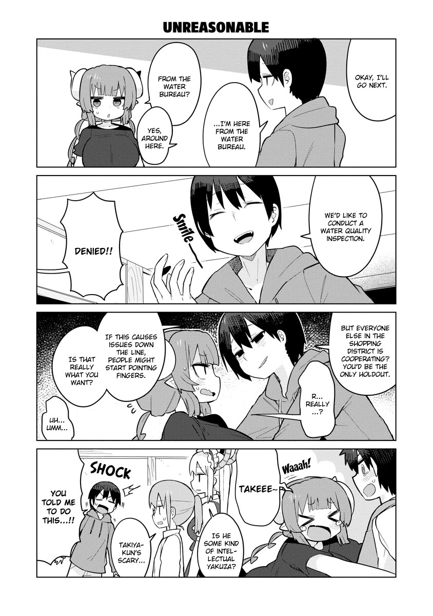 Miss Kobayashi's Dragon Maid: Ilulu Doesn't Understand Love Chapter 6 page 7 - Chapter 6: Iruru and Security Training