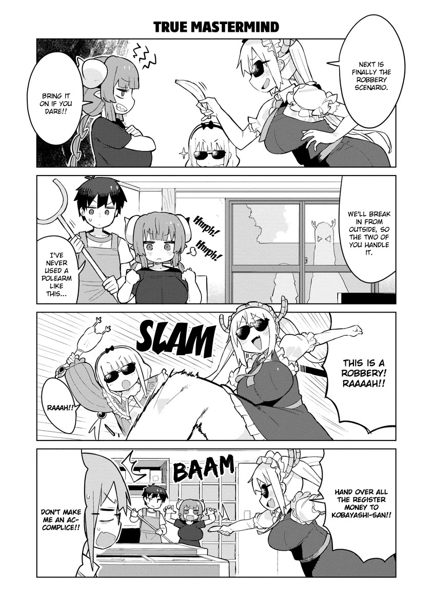 Miss Kobayashi's Dragon Maid: Ilulu Doesn't Understand Love Chapter 6 page 8 - Chapter 6: Iruru and Security Training