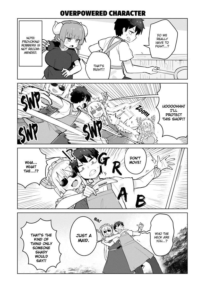 Miss Kobayashi's Dragon Maid: Ilulu Doesn't Understand Love Chapter 6 page 9 - Chapter 6: Iruru and Security Training