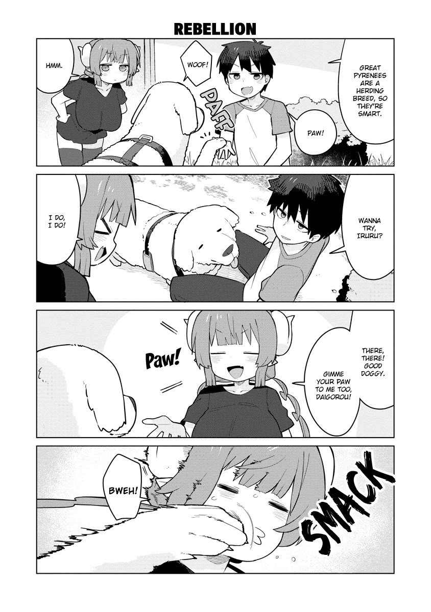 Miss Kobayashi's Dragon Maid: Ilulu Doesn't Understand Love Chapter 7 page 3 - Chapter 7: Iruru and the Dog