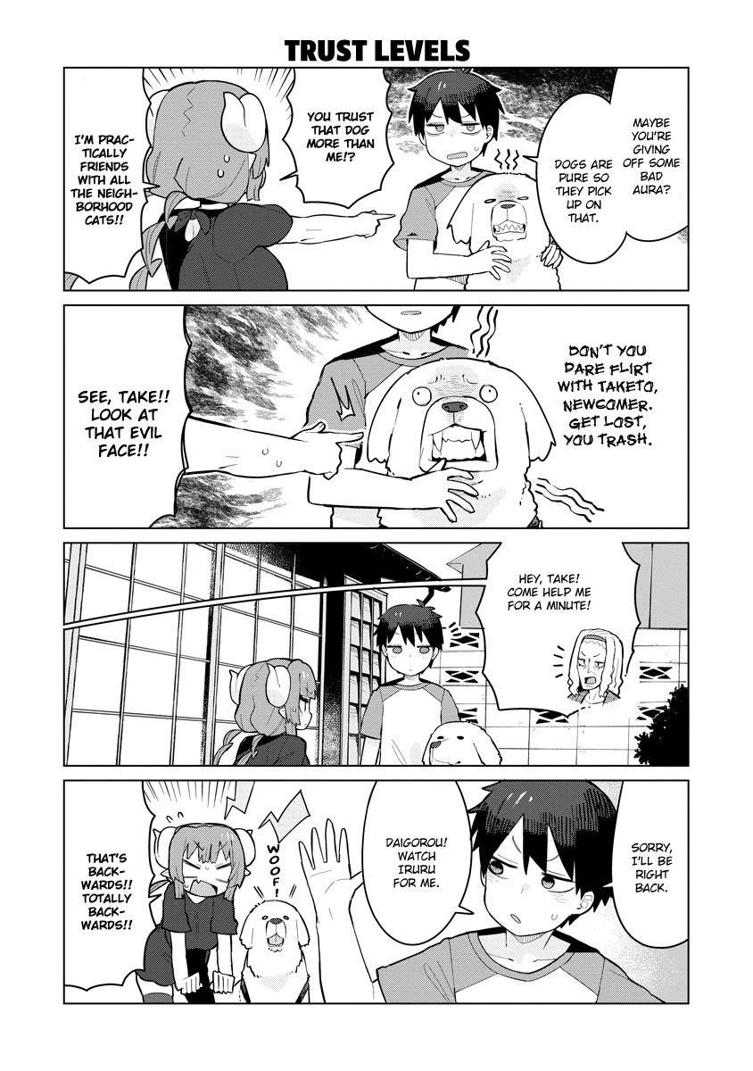 Miss Kobayashi's Dragon Maid: Ilulu Doesn't Understand Love Chapter 7 page 5 - Chapter 7: Iruru and the Dog