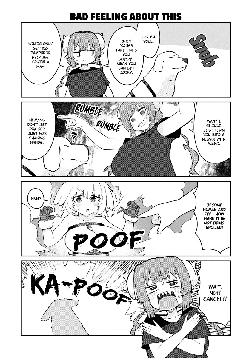 Miss Kobayashi's Dragon Maid: Ilulu Doesn't Understand Love Chapter 7 page 6 - Chapter 7: Iruru and the Dog