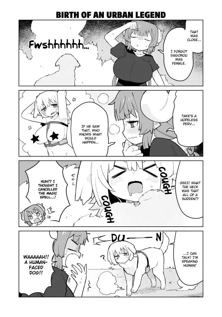 Miss Kobayashi's Dragon Maid: Ilulu Doesn't Understand Love Chapter 7 page 7 - Chapter 7: Iruru and the Dog