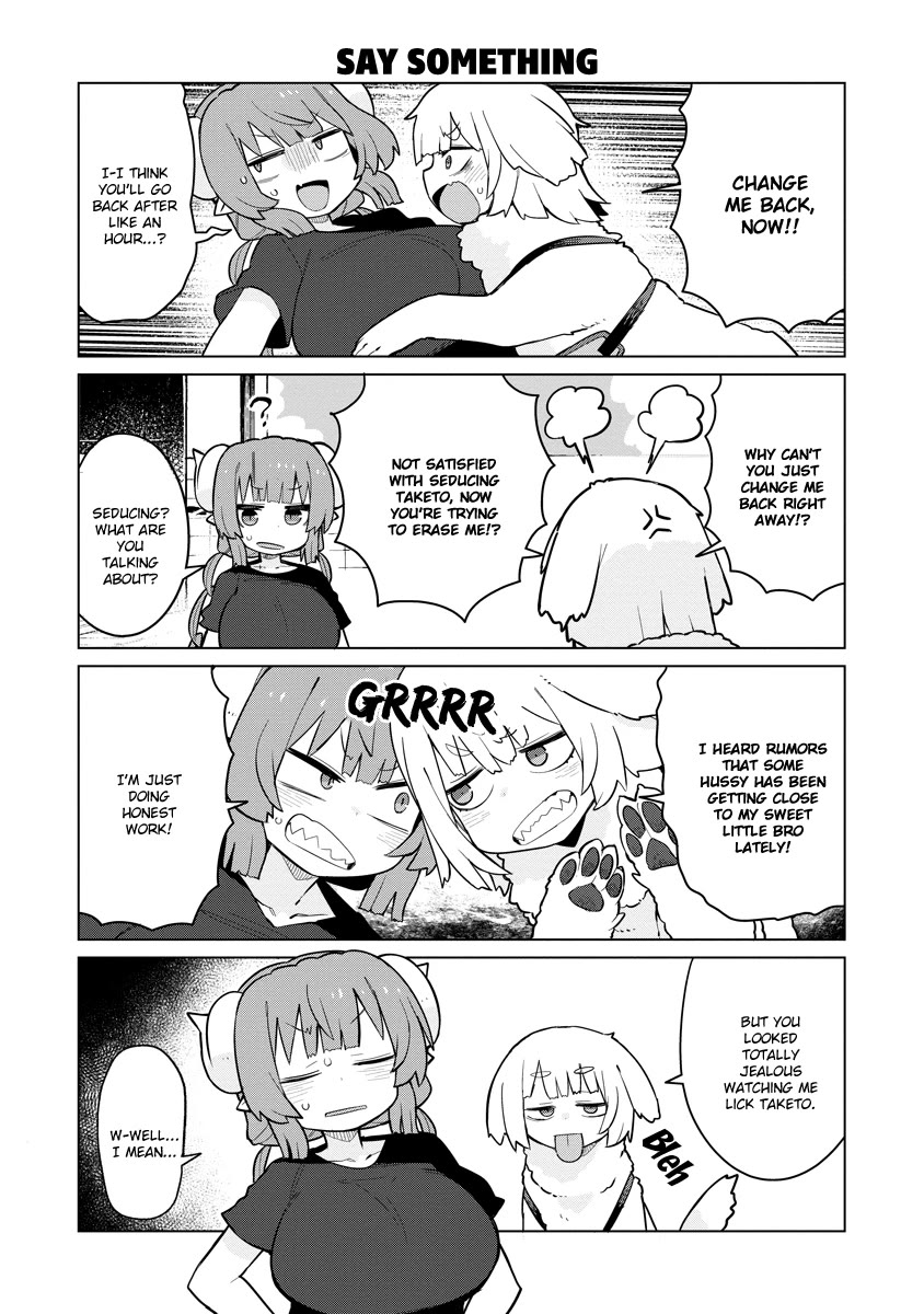 Miss Kobayashi's Dragon Maid: Ilulu Doesn't Understand Love Chapter 7 page 9 - Chapter 7: Iruru and the Dog