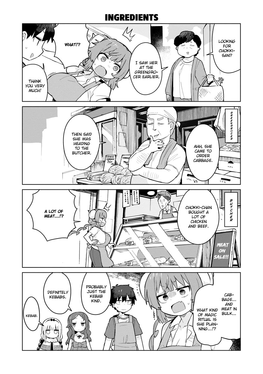 Miss Kobayashi's Dragon Maid: Ilulu Doesn't Understand Love Chapter 8 page 9 - Chapter 8: Iruru and Chokki-san