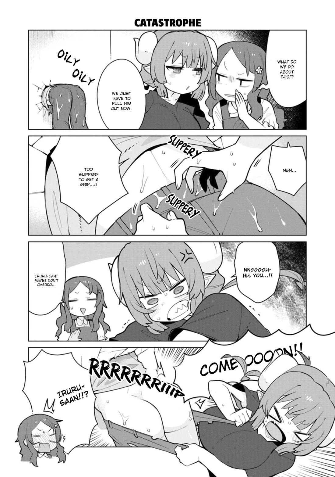 Miss Kobayashi's Dragon Maid: Ilulu Doesn't Understand Love Chapter 9 page 10 - Chapter 9: Iruru, Take and the Wall